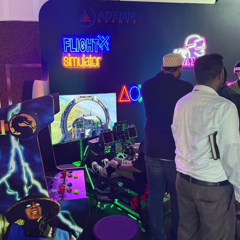 Showcasing Gaming Equipment at Middle East Event Show 2025 | Ademmevents